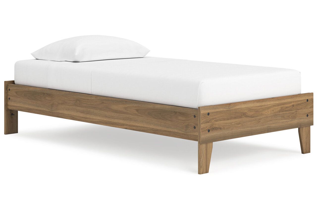 Deanlow Twin Panel Bed In Honey EB1866B1
