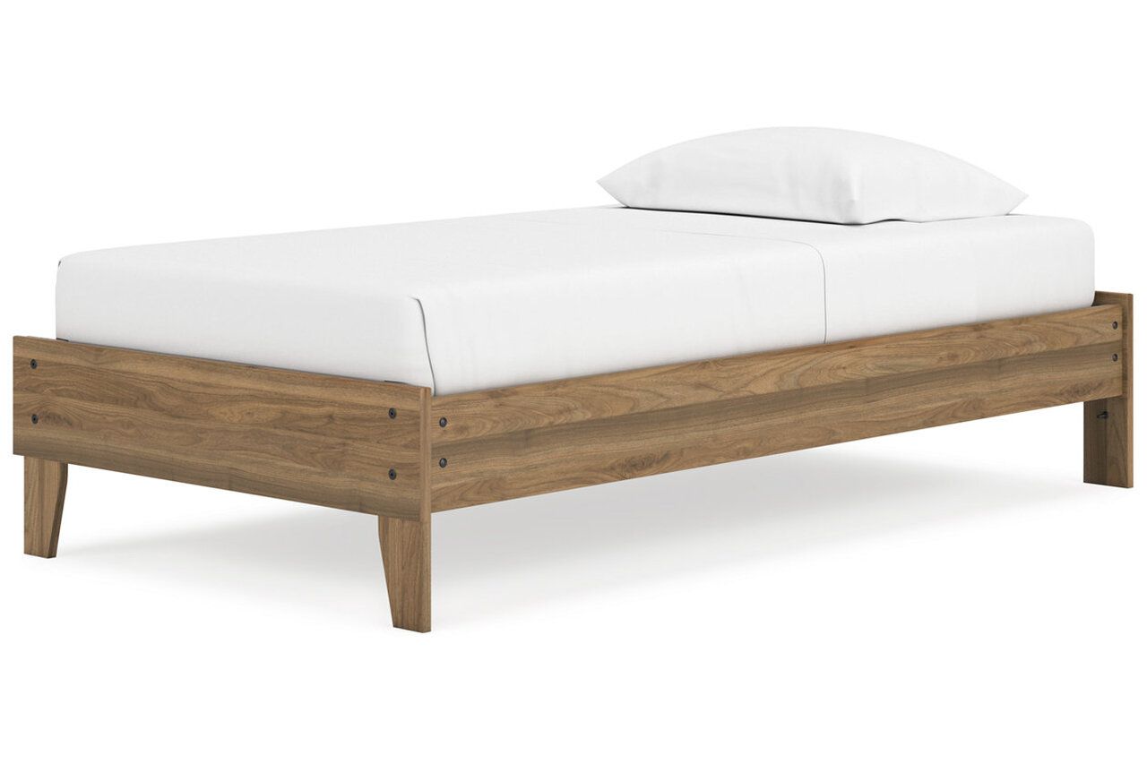 Deanlow Twin Panel Bed In Honey EB1866B1