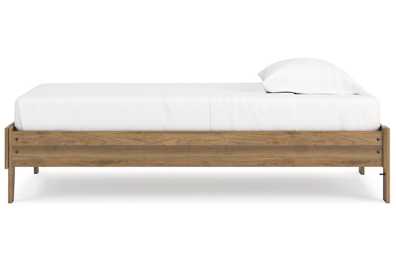 Deanlow Twin Panel Bed In Honey EB1866B1