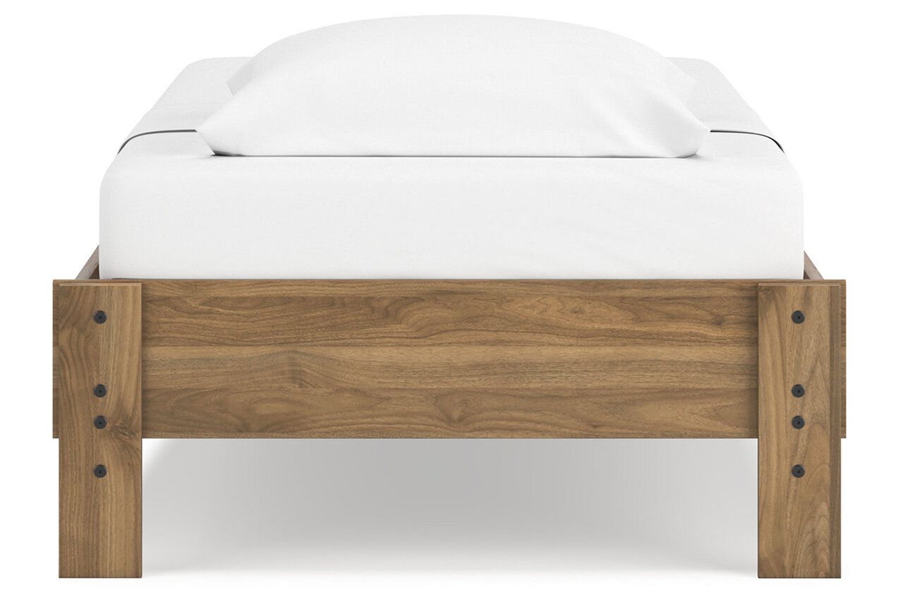 Deanlow Twin Panel Bed In Honey EB1866B1