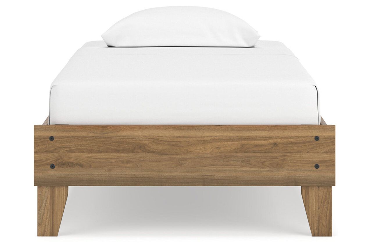Deanlow Twin Panel Bed In Honey EB1866B1