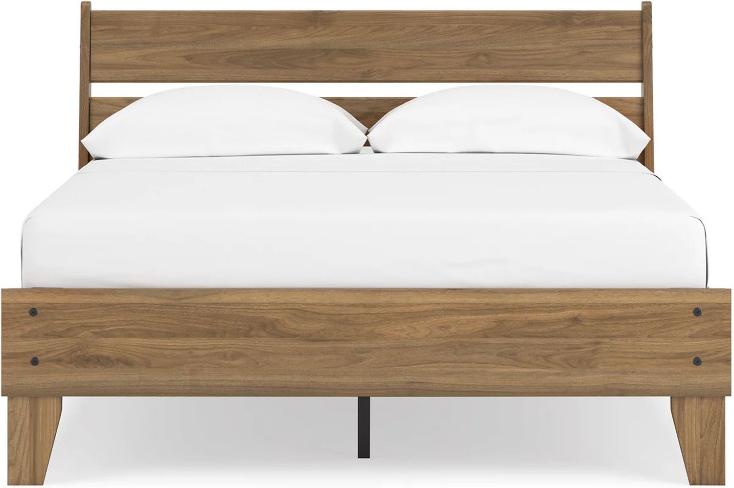 Deanlow Full Platform Panel Bed In Honey EB1866B2