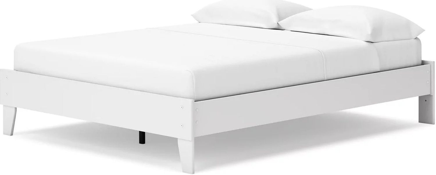 Socalle Queen Platform Bed In Two-tone EB1867113