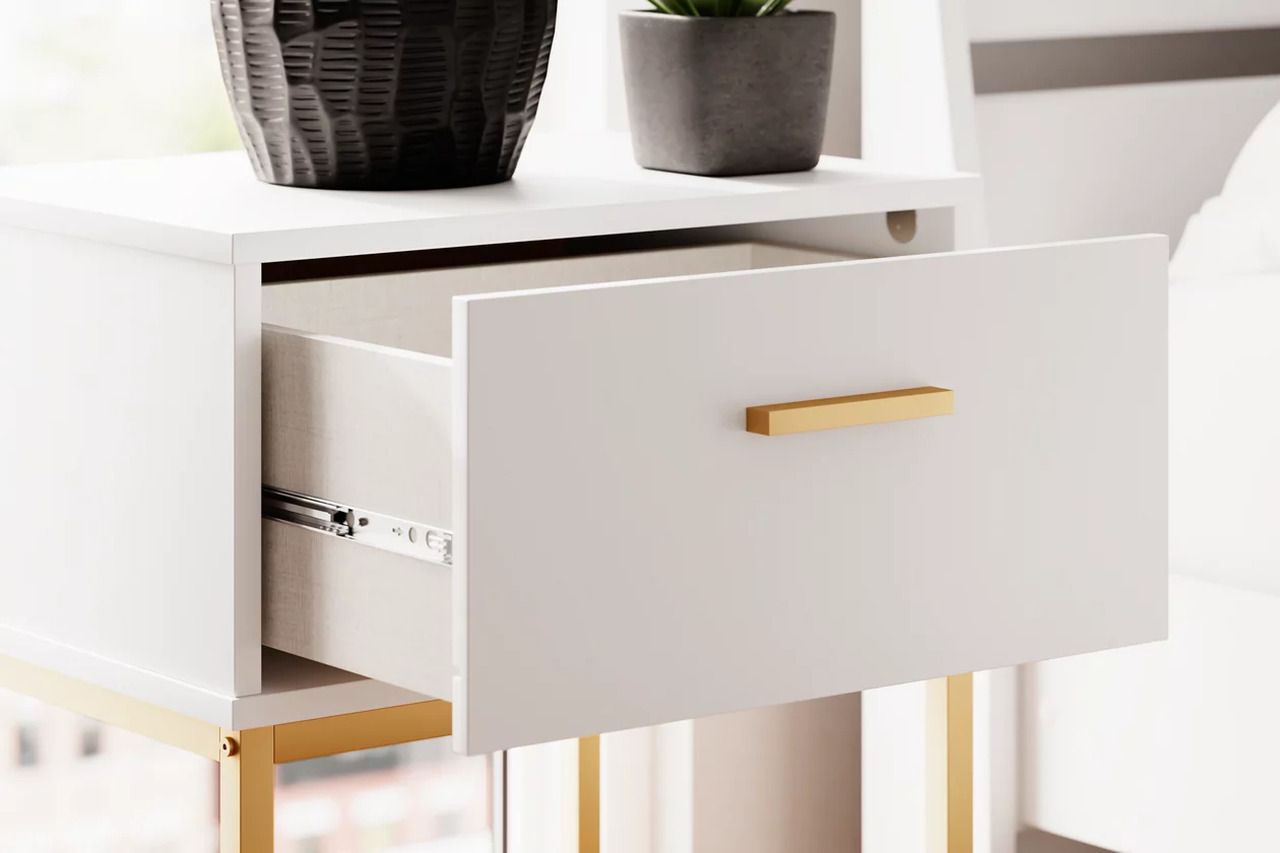Socalle Nightstand In Two-tone EB1867291