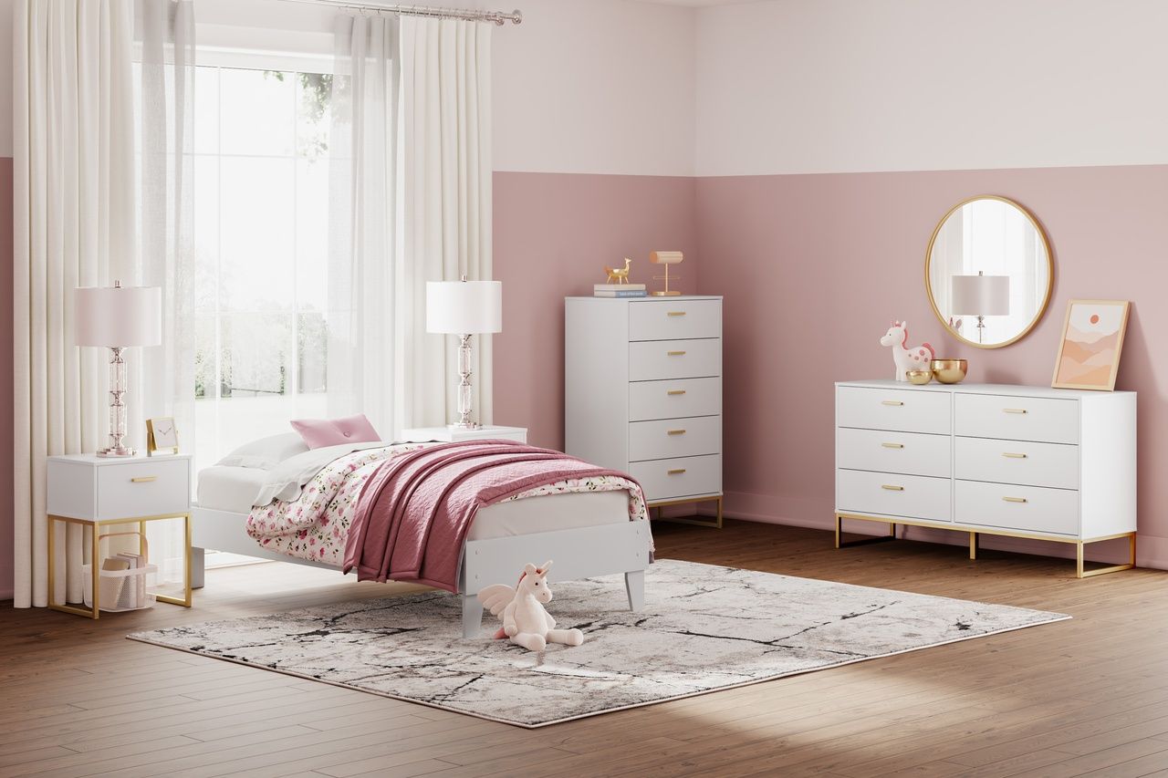 Socalle Nightstand In Two-tone EB1867291