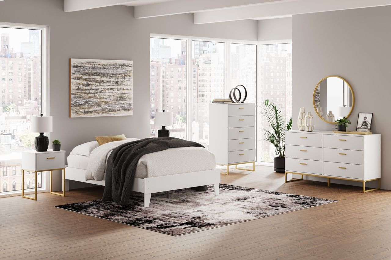 Socalle Nightstand In Two-tone EB1867291