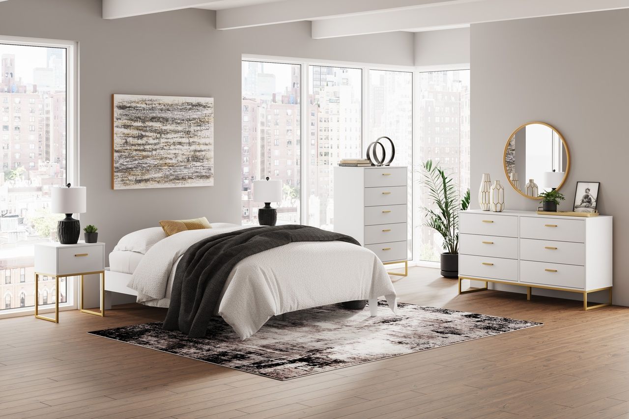 Socalle Nightstand In Two-tone EB1867291
