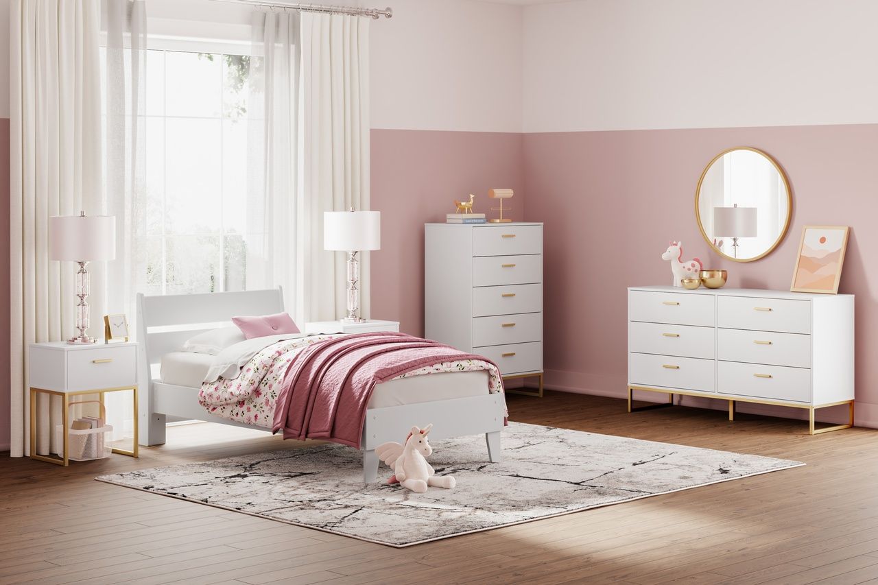 Socalle Nightstand In Two-tone EB1867291