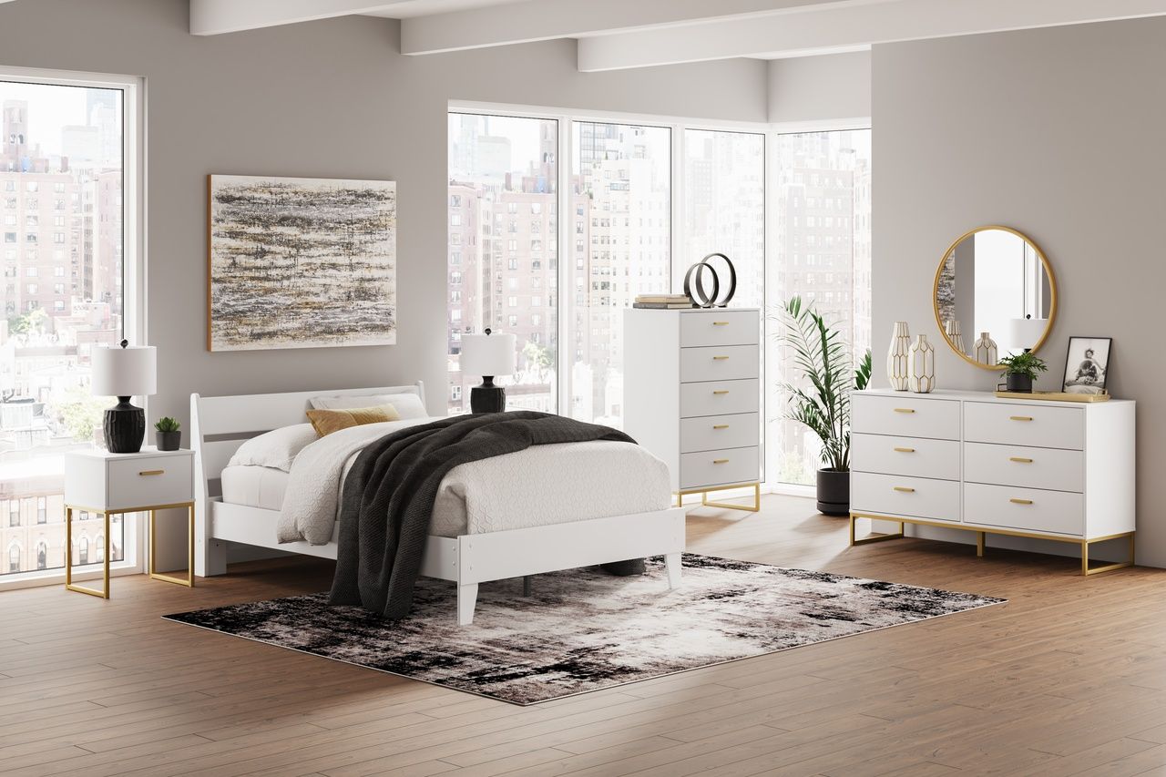 Socalle Nightstand In Two-tone EB1867291