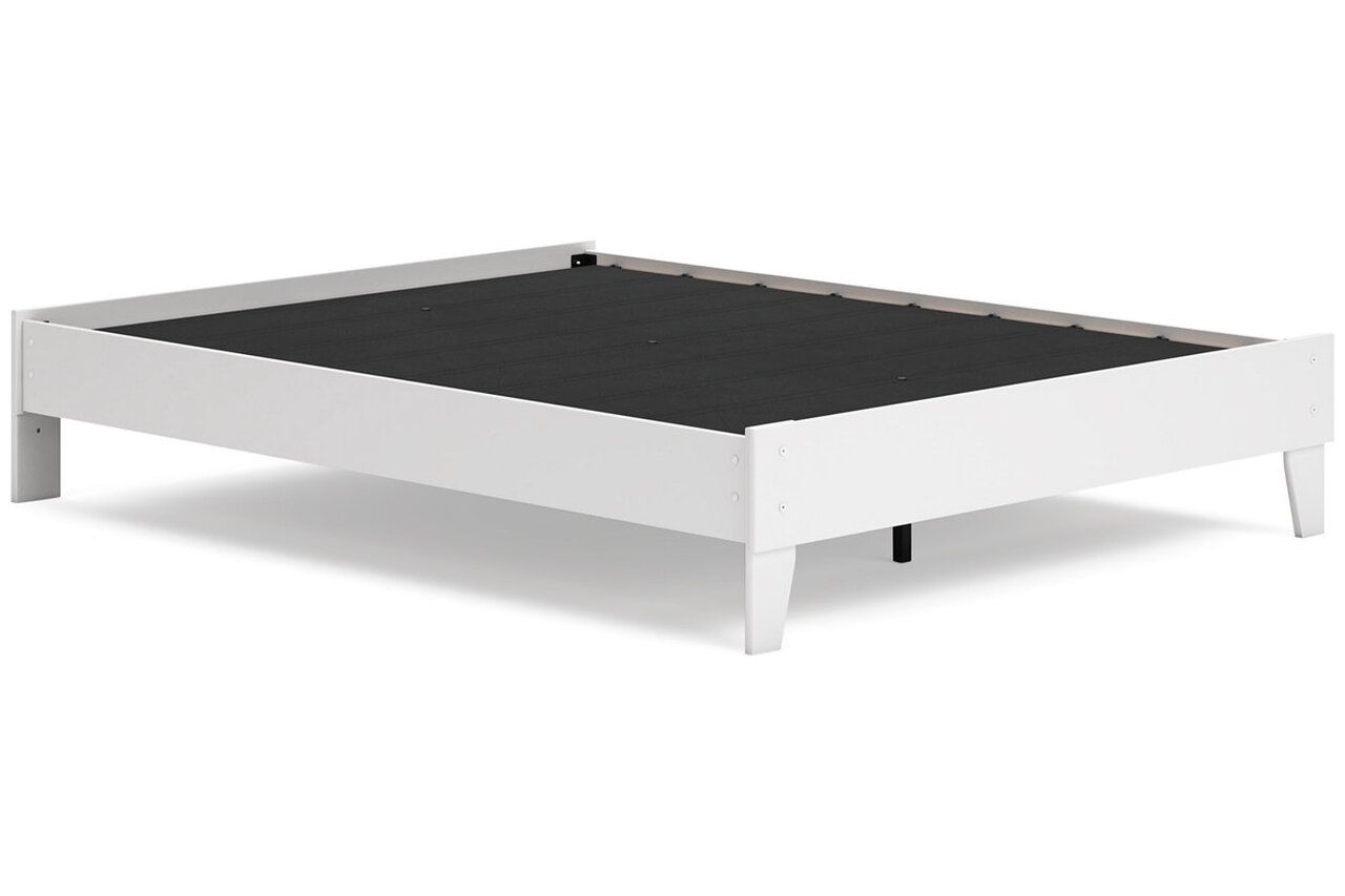Socalle Queen Panel Platform Bed In Two-tone EB1867B3
