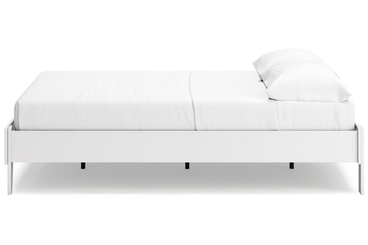 Socalle Queen Panel Platform Bed In Two-tone EB1867B3