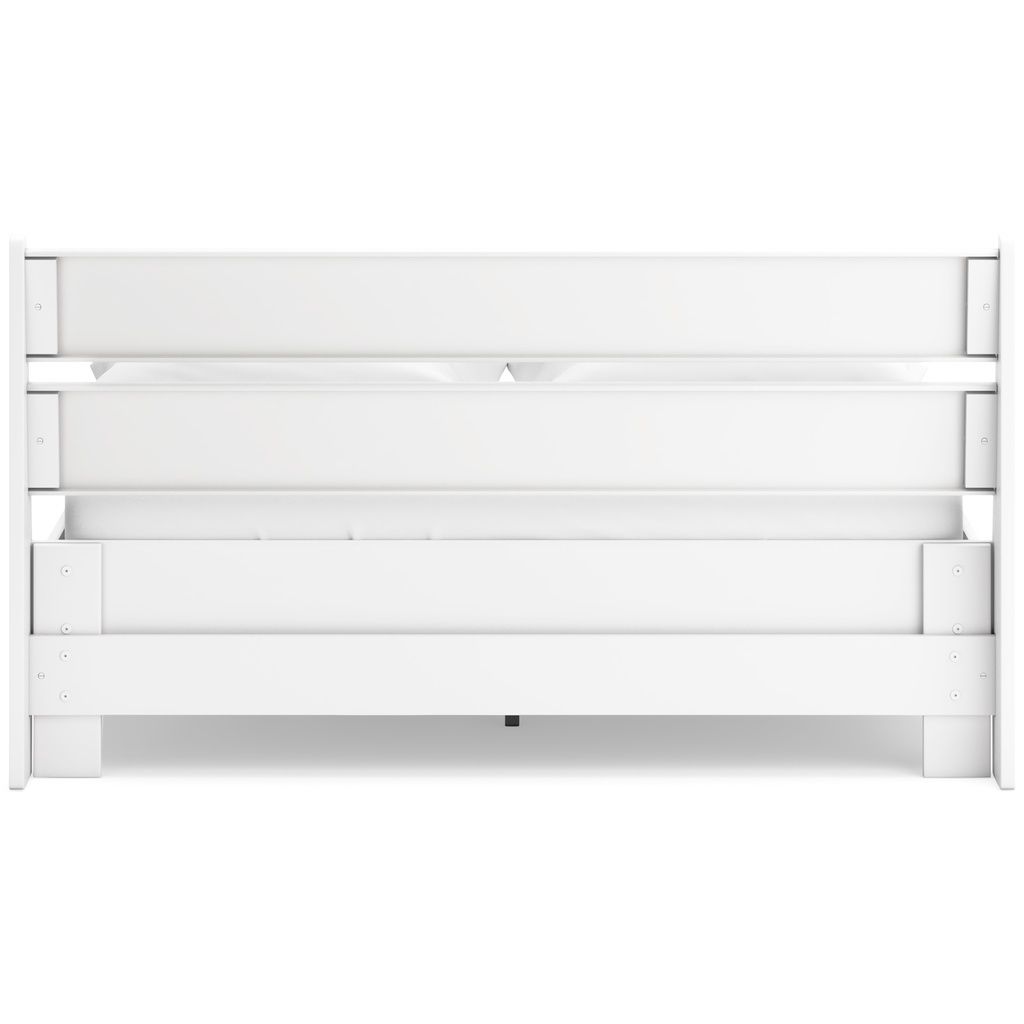 Socalle Queen Panel Platform Bed In Two-tone EB1867B3