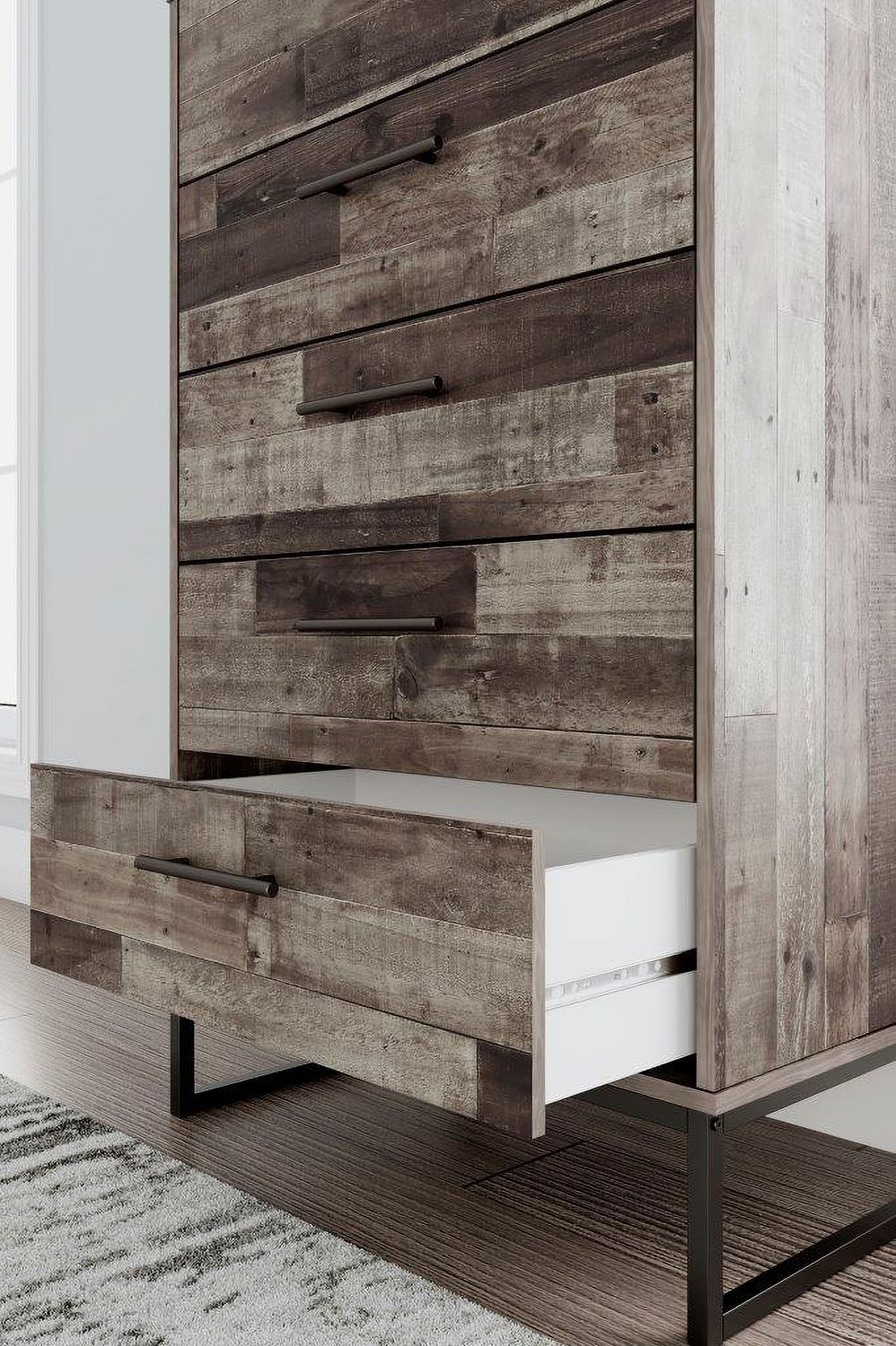 Neilsville Multi Gray Five Drawer Chest EB2120245