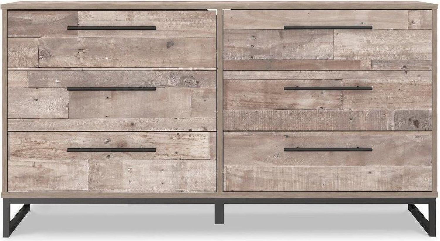 Neilsville Whitewash Six Drawer Dresser EB2320231