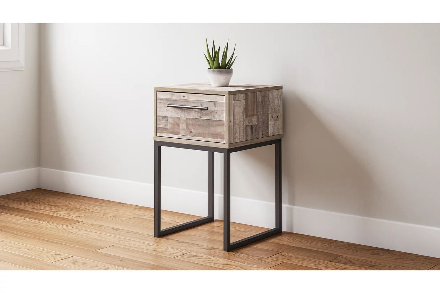 Neilsville Whitewash One Drawer Night Stand EB2320291