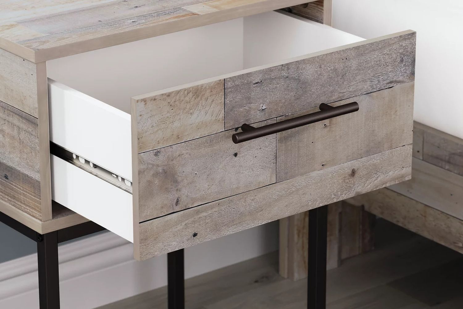 Neilsville Whitewash One Drawer Night Stand EB2320291