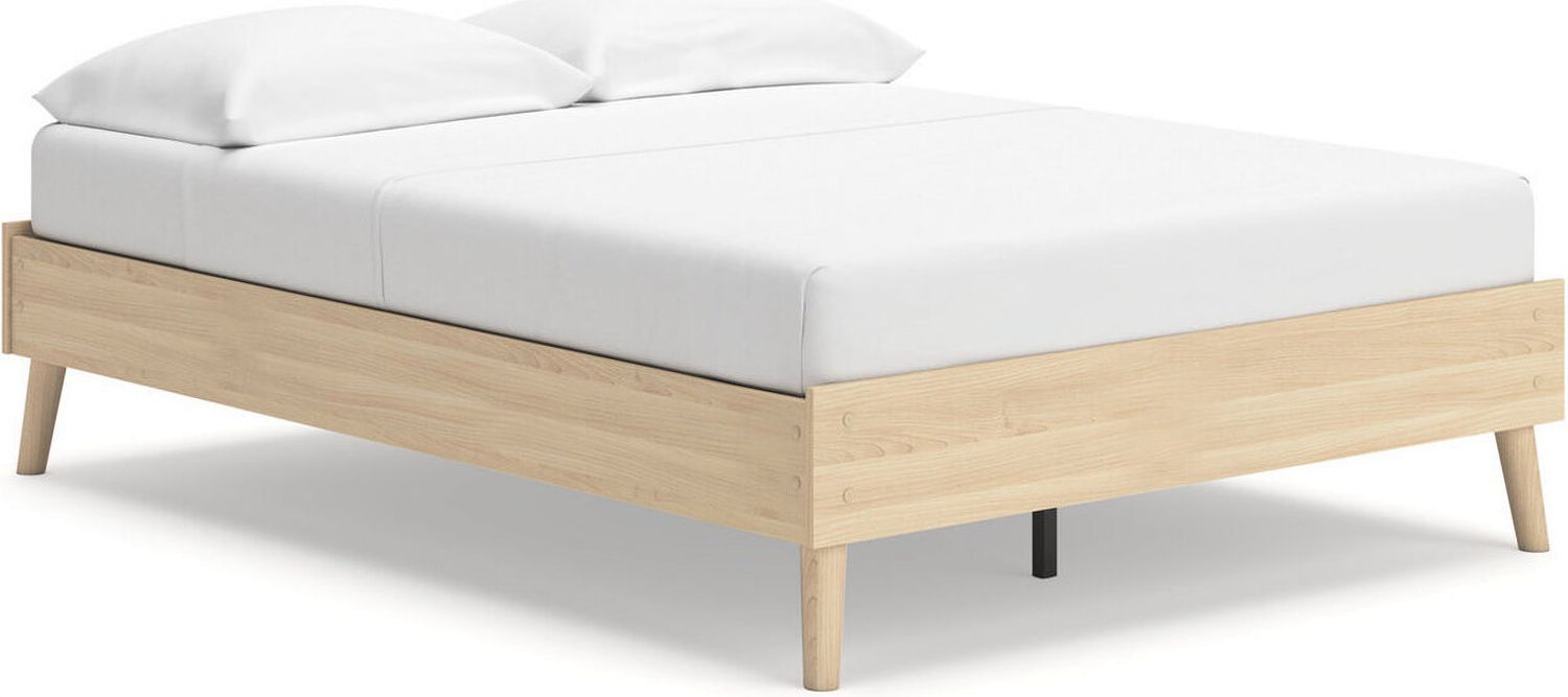 Cabinella Full Platform Bed In Tan EB2444112