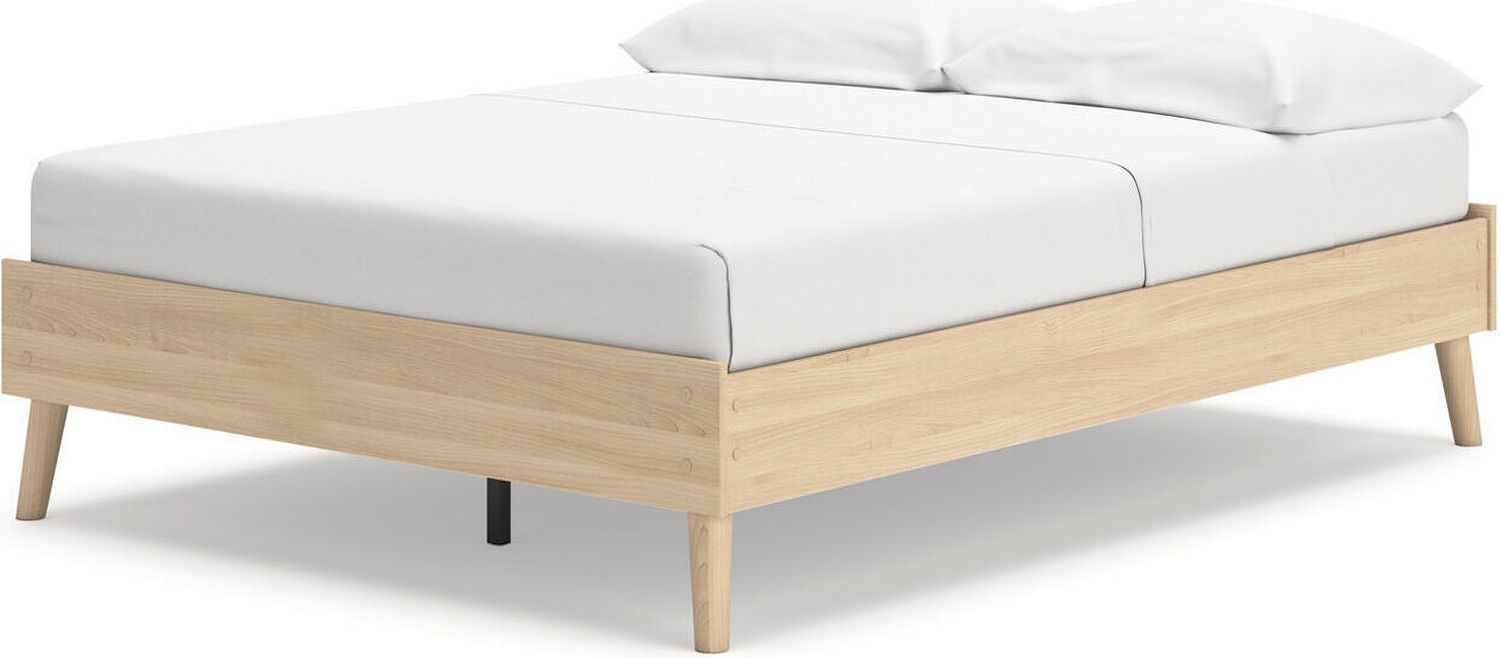 Cabinella Full Platform Bed In Tan EB2444112