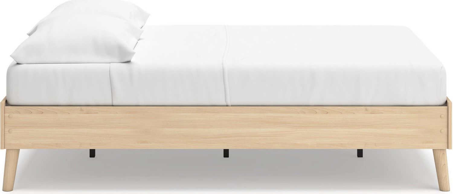Cabinella Full Platform Bed In Tan EB2444112