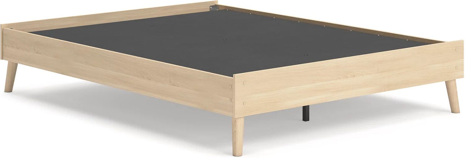 Cabinella Queen Platform Bed In Tan EB2444113