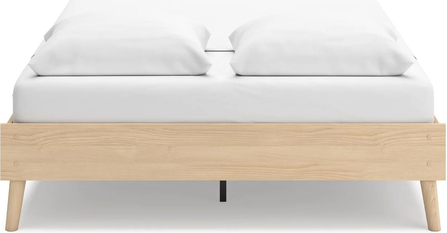 Cabinella Queen Platform Bed In Tan EB2444113