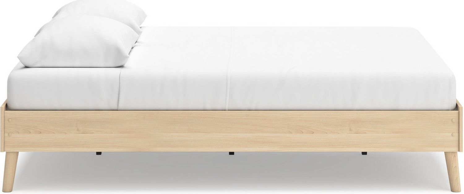 Cabinella Queen Platform Bed In Tan EB2444113