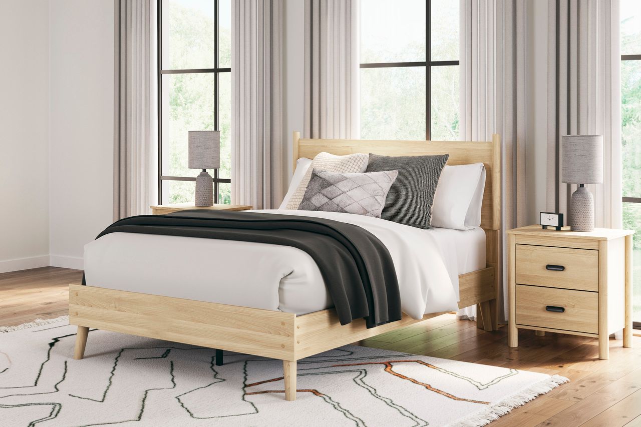 Cabinella Full Panel Headboard In Tan EB2444156