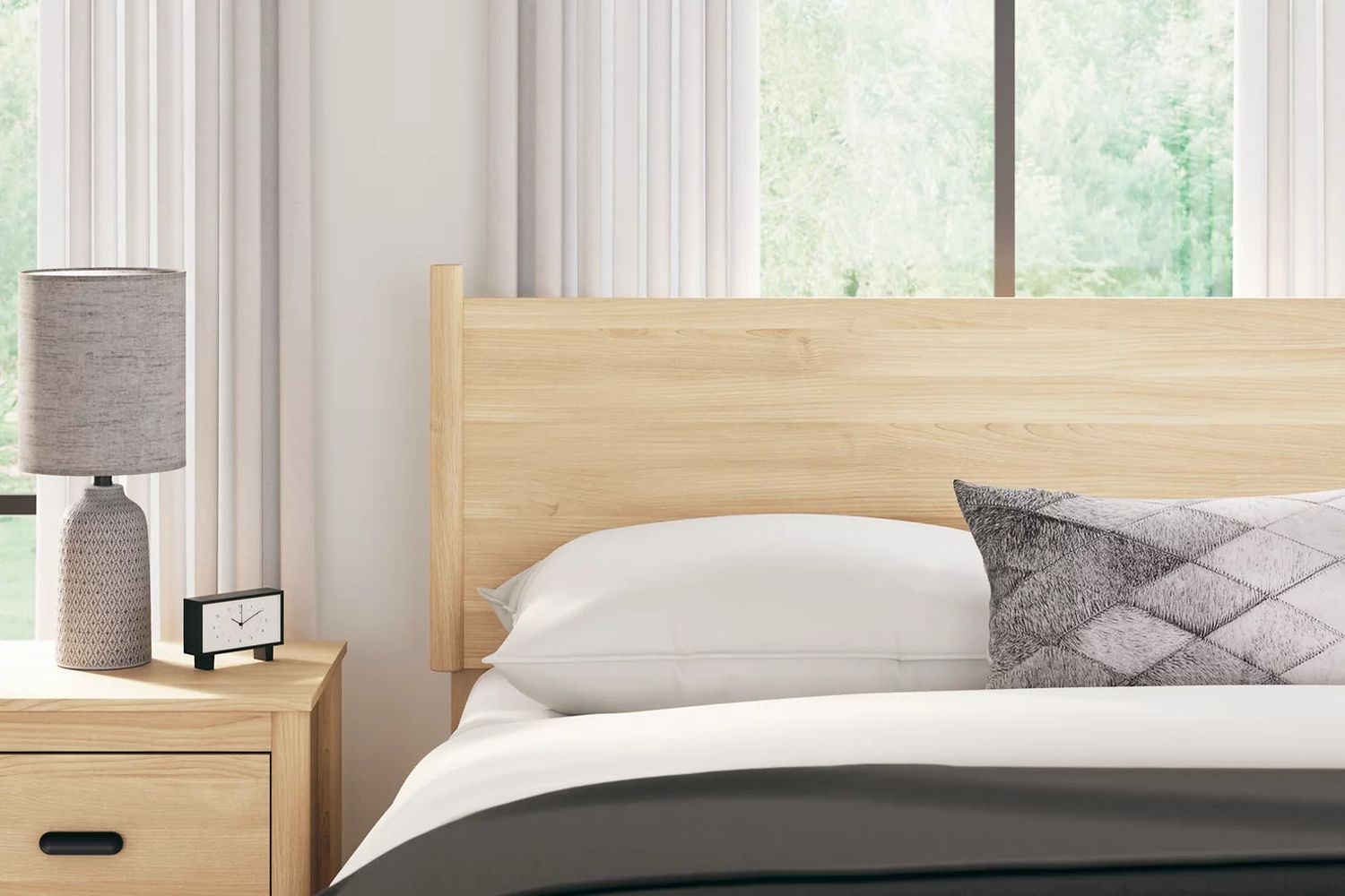 Cabinella Queen Panel Headboard In Tan EB2444157