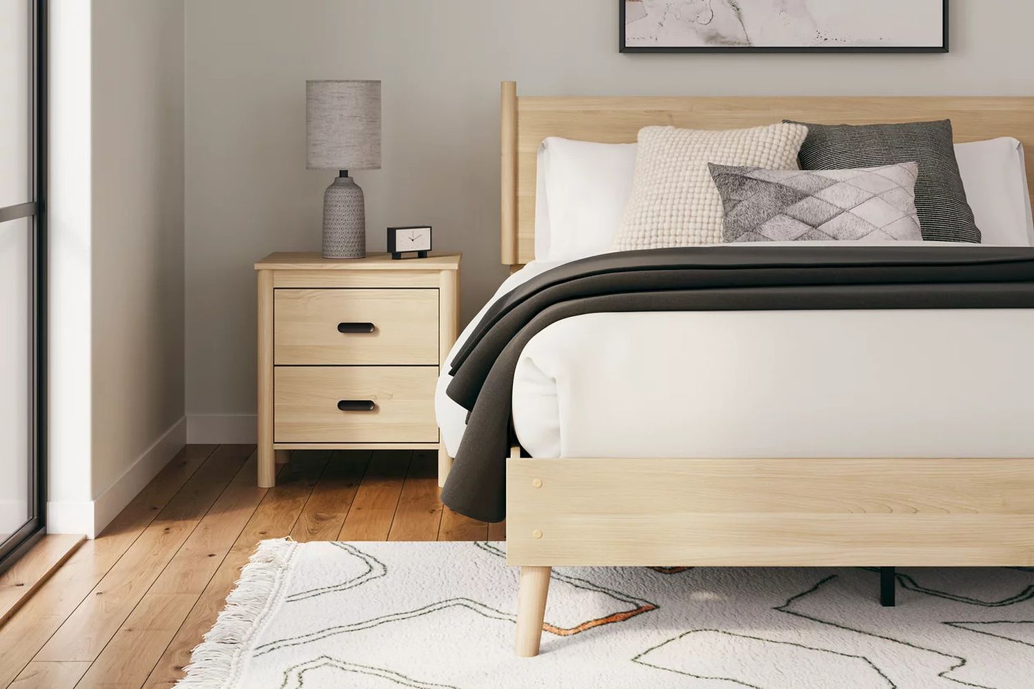 Cabinella Queen Panel Headboard In Tan EB2444157
