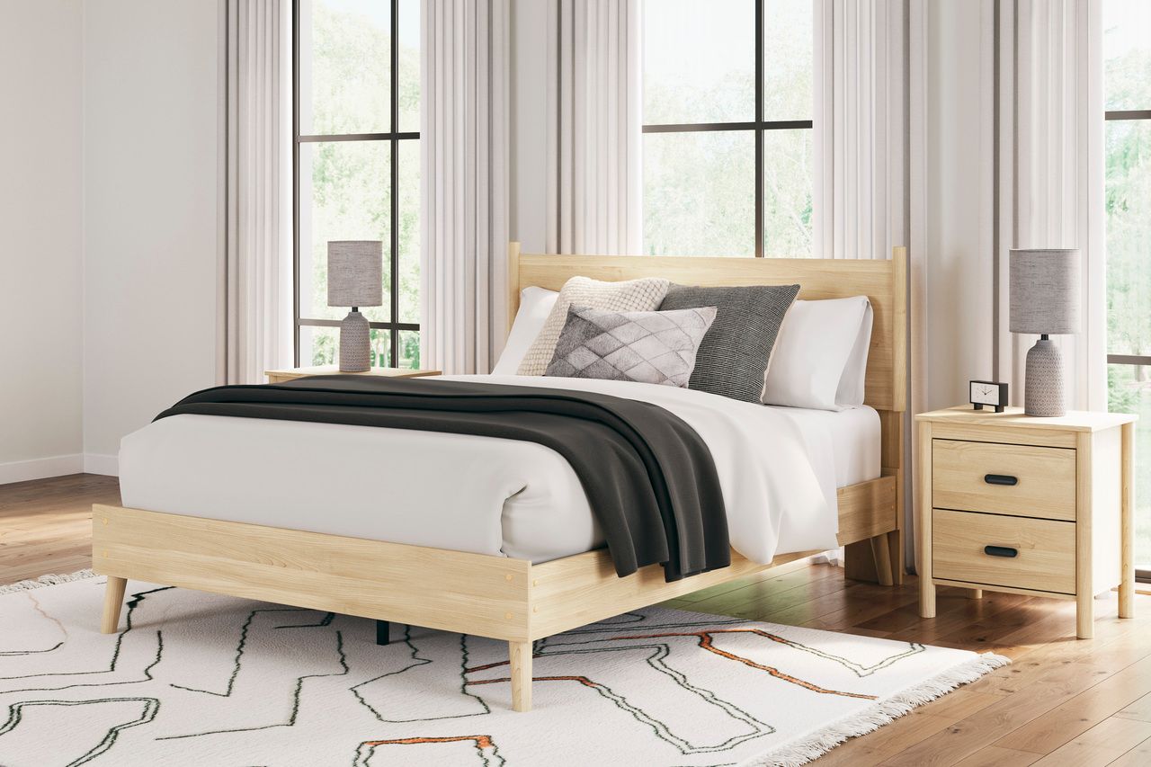 Cabinella Queen Panel Headboard In Tan EB2444157