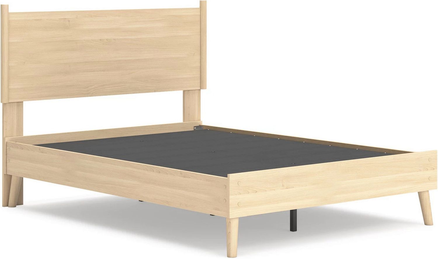 Cabinella Full Platform Panel Bed In Tan EB2444B1