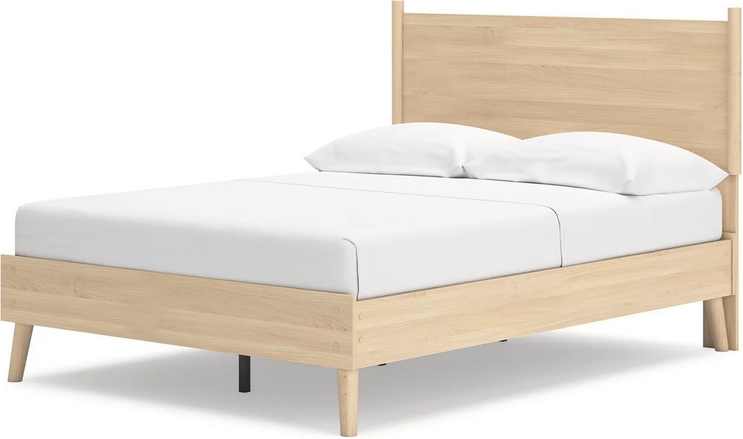 Cabinella Full Platform Panel Bed In Tan EB2444B1