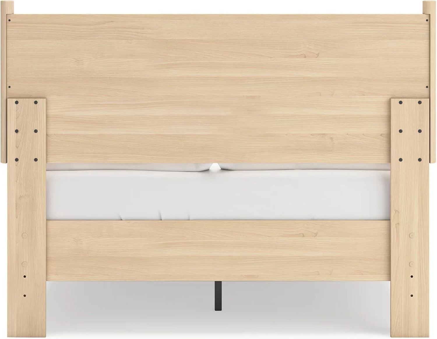 Cabinella Full Platform Panel Bed In Tan EB2444B1