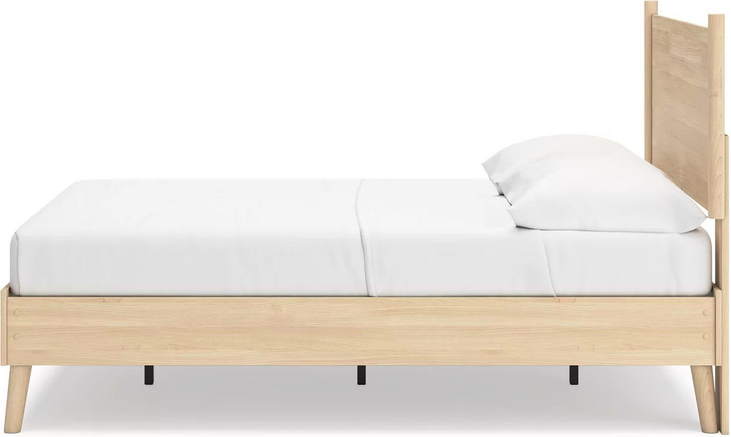 Cabinella Full Platform Panel Bed In Tan EB2444B1