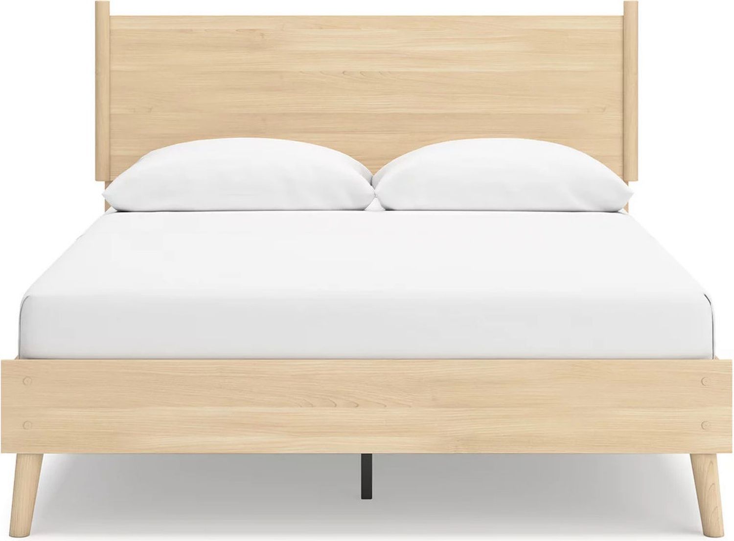 Cabinella Queen Platform Panel Bed In Tan EB2444B2