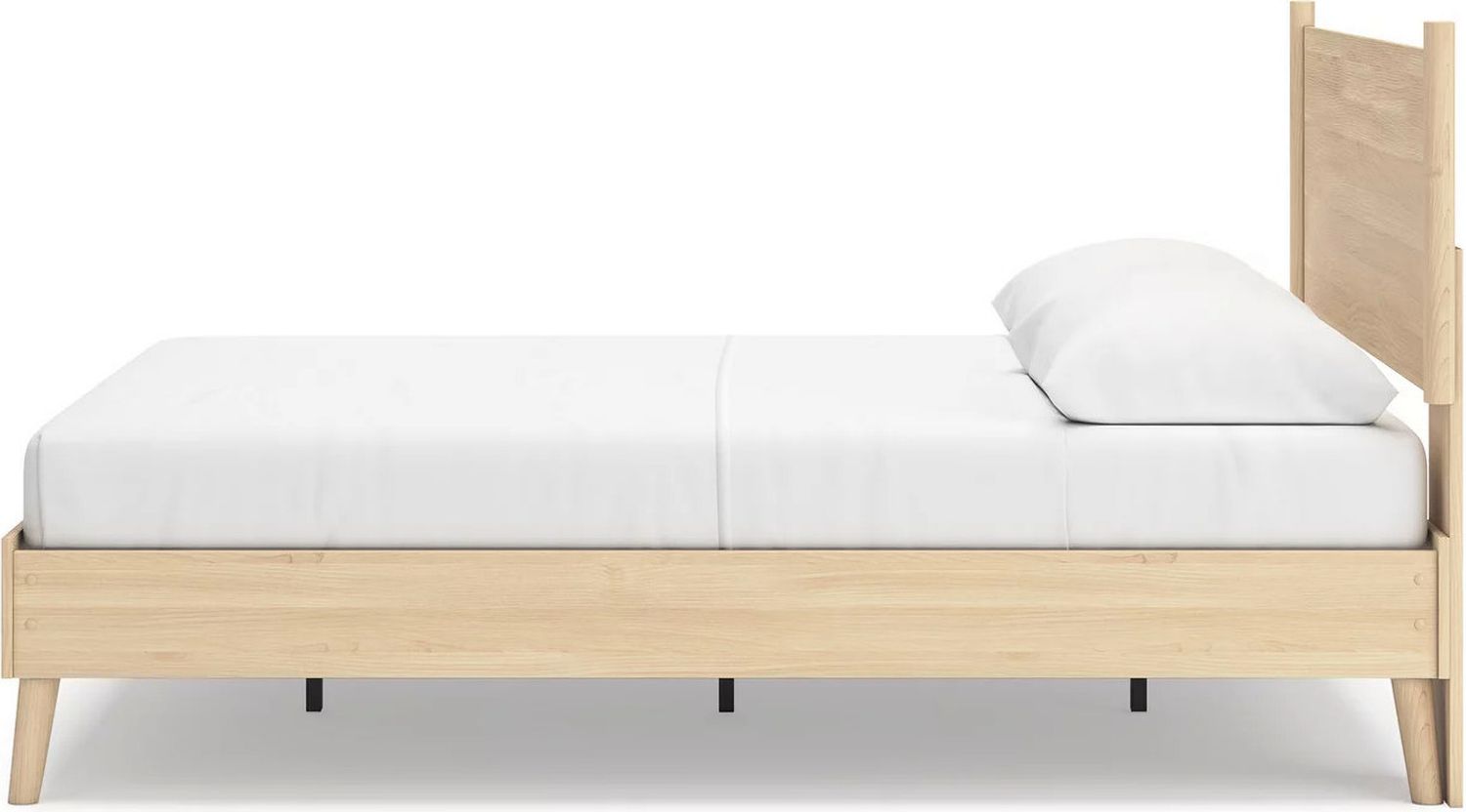 Cabinella Queen Platform Panel Bed In Tan EB2444B2