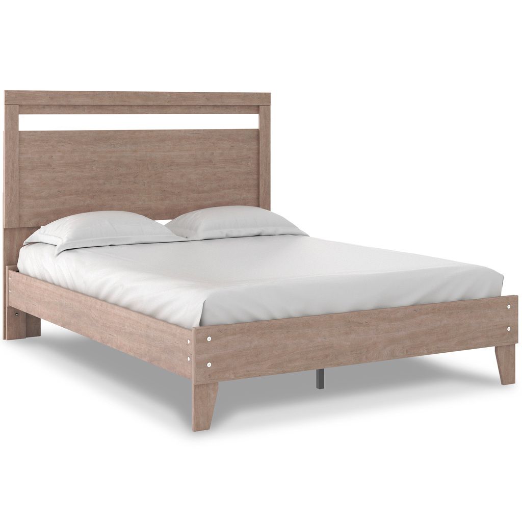 Flannia Gray Queen Panel Headboard Only EB2520157