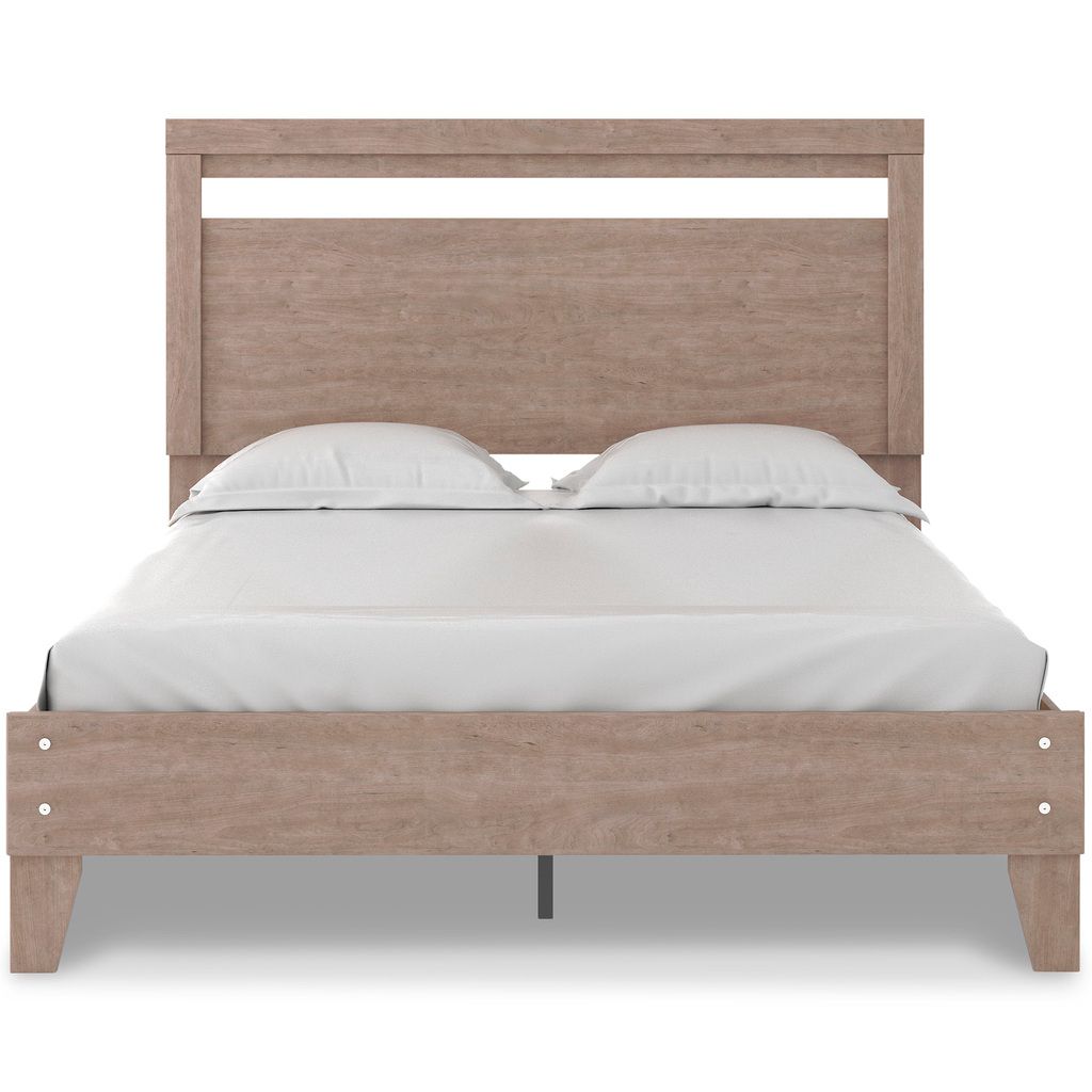 Flannia Gray Queen Panel Headboard Only EB2520157
