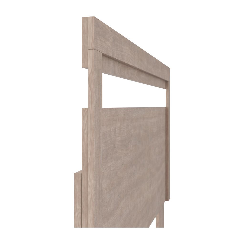 Flannia Gray Queen Panel Headboard Only EB2520157