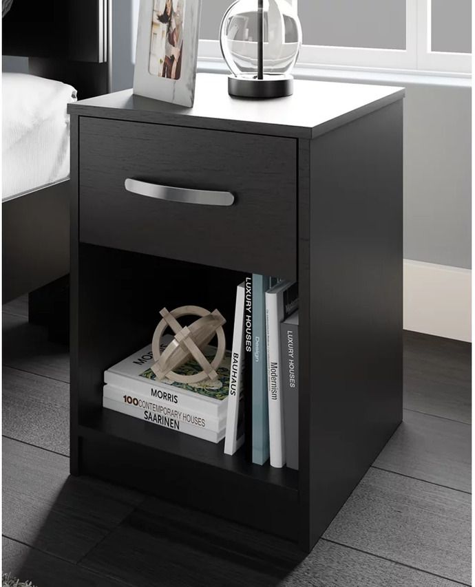 Finch Nightstand In Black EB3392191