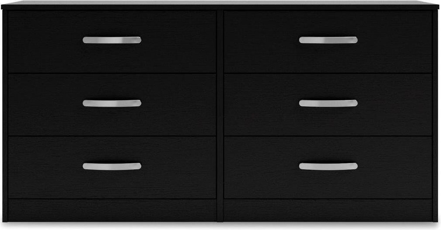 Finch Black Six Drawer Dresser EB3392231