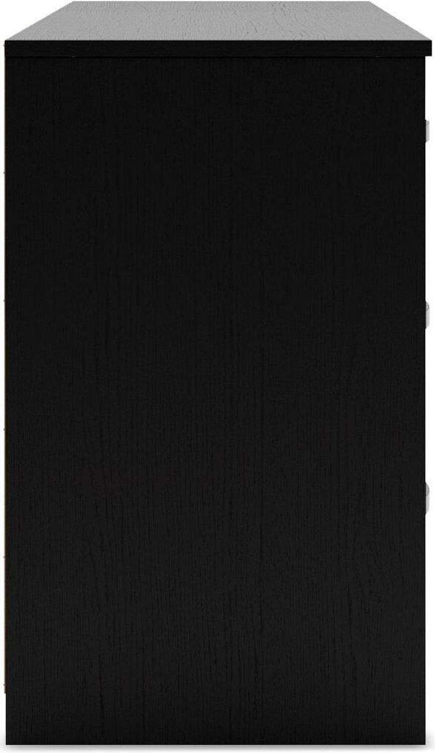 Finch Black Six Drawer Dresser EB3392231