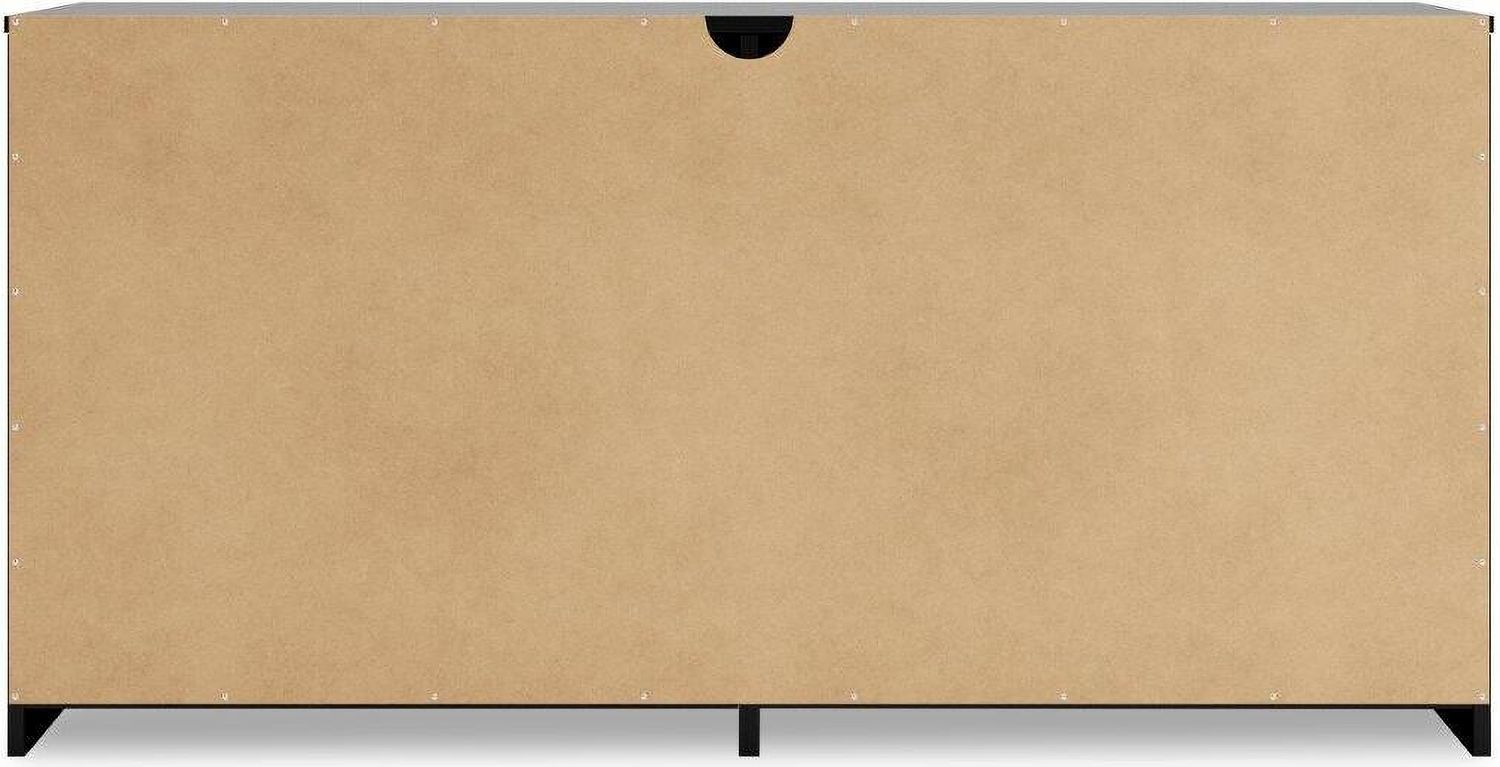 Finch Black Six Drawer Dresser EB3392231