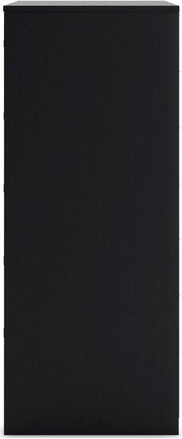 Finch Black Five Drawer Chest EB3392245