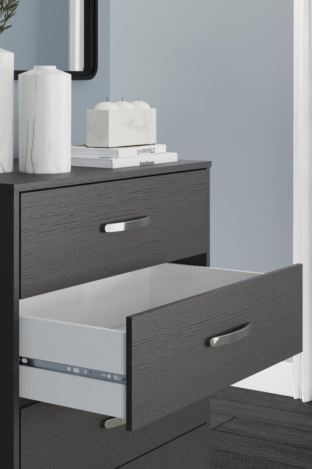 Finch Black Five Drawer Chest EB3392245