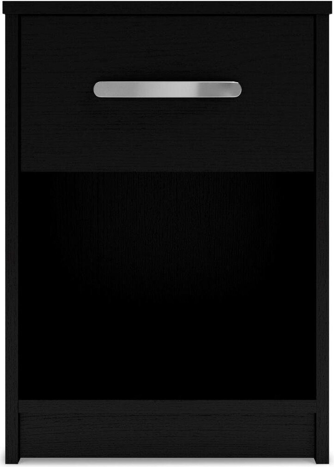 Finch Black One Drawer Night Stand EB3392291