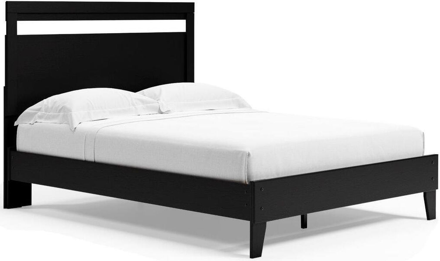 Finch Black Queen Platform Bed EB3392B2