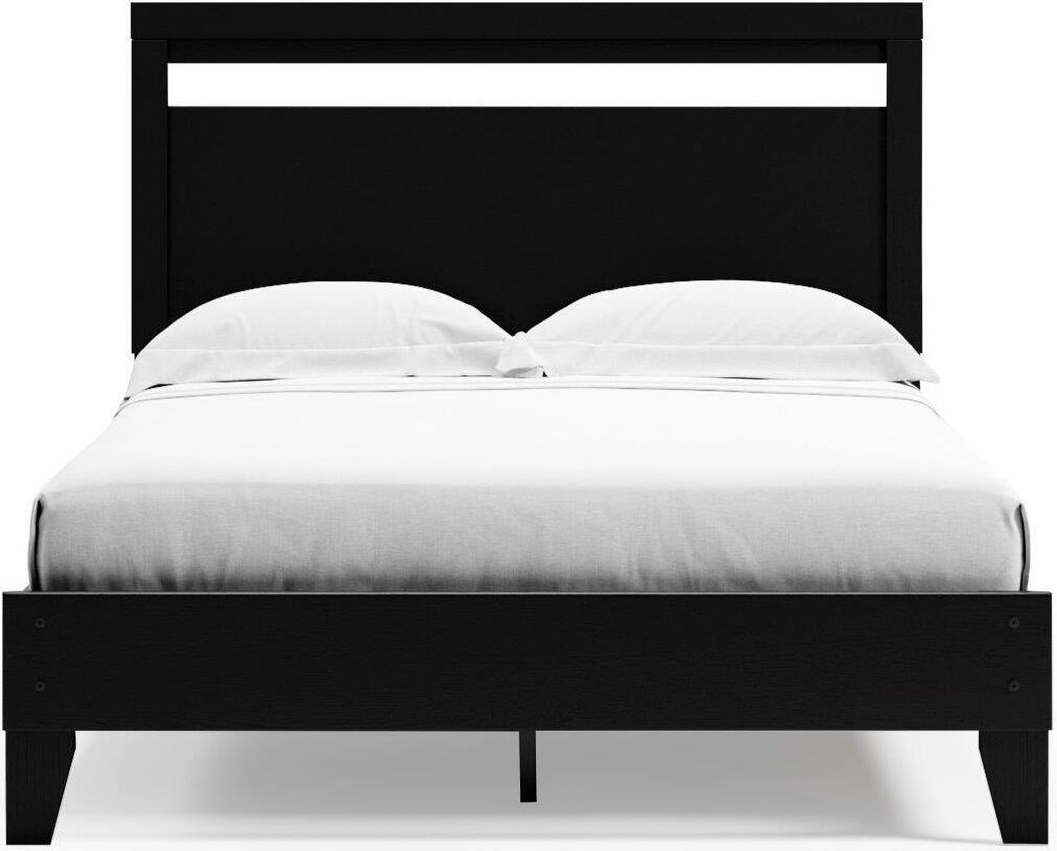 Finch Black Queen Platform Bed EB3392B2