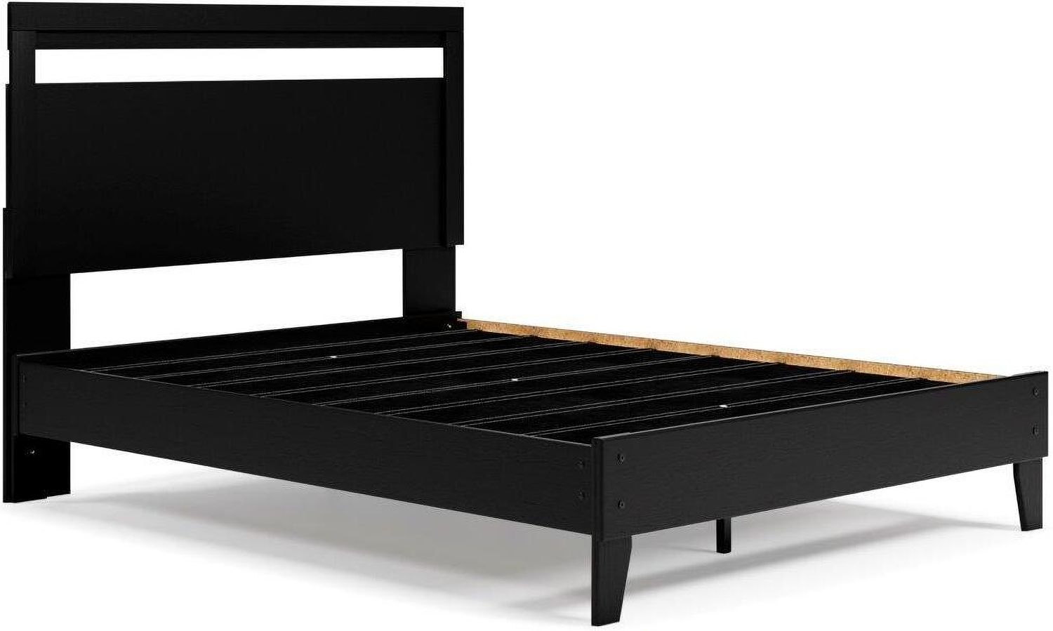 Finch Black Queen Platform Bed EB3392B2