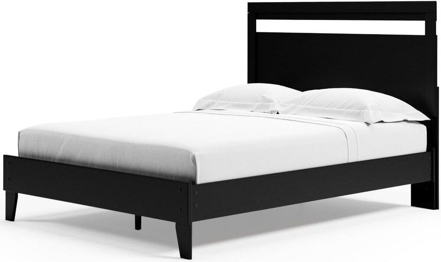 Finch Black Queen Platform Bed EB3392B2
